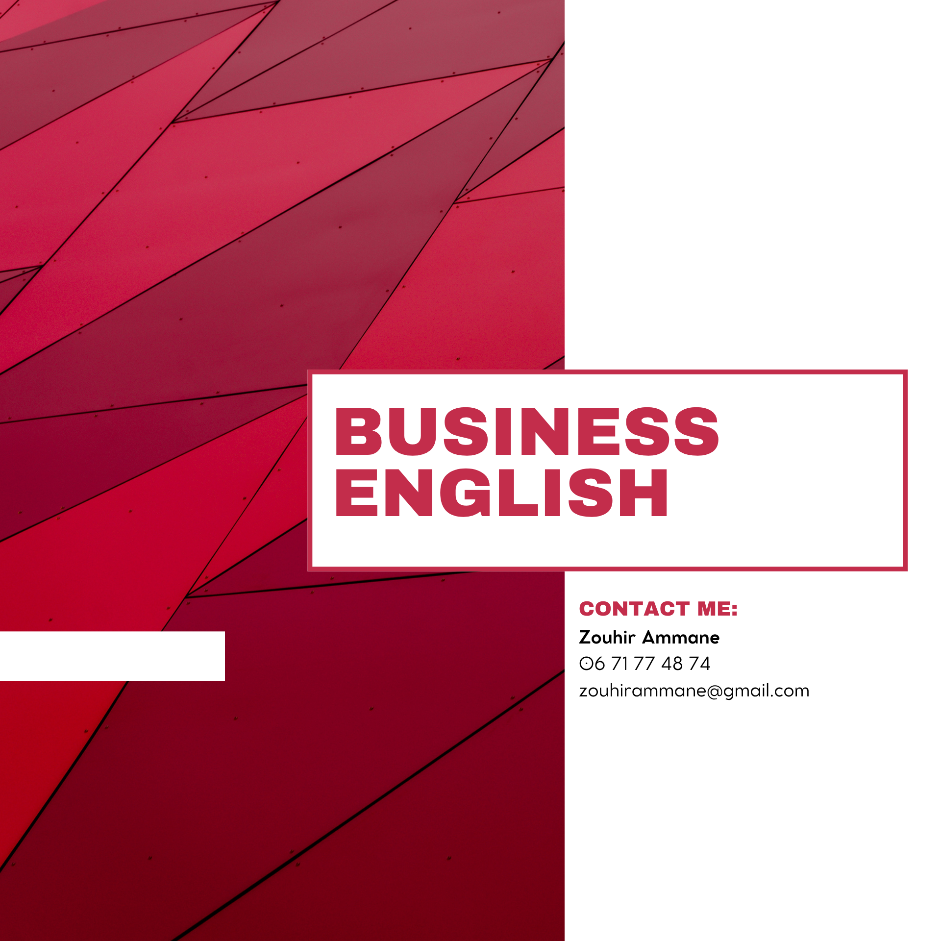 Business English course cover