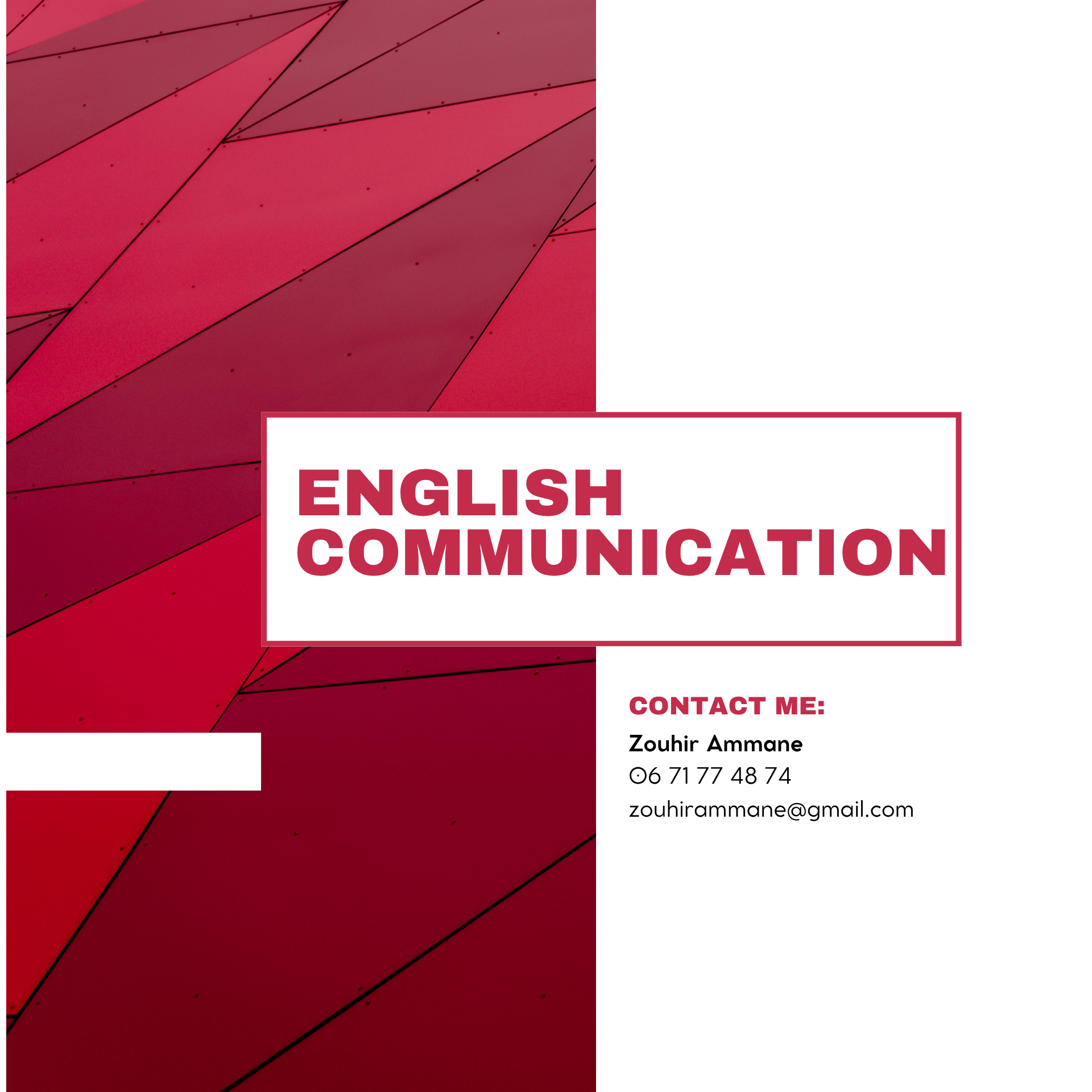 English communication lesson cover